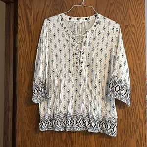 Large Tribal jeans tunic
